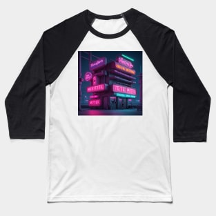 Neon Hotel Baseball T-Shirt